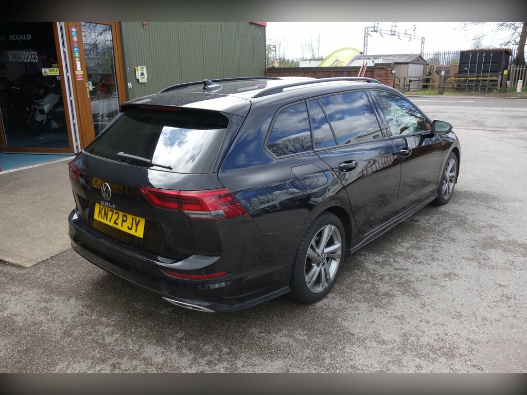 Volkswagen Golf 2.0 Tdi R-line Estate Dsg Euro 6 Ss KN72PJY Black #3
