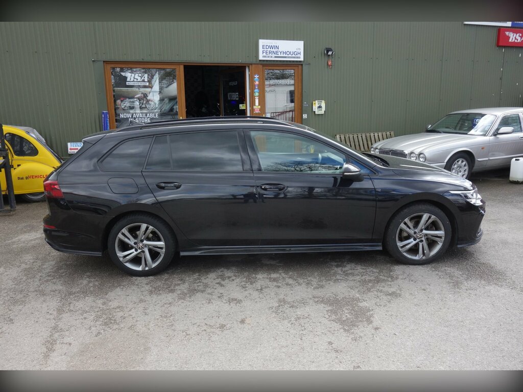 Volkswagen Golf 2.0 Tdi R-line Estate Dsg Euro 6 Ss KN72PJY Black #2
