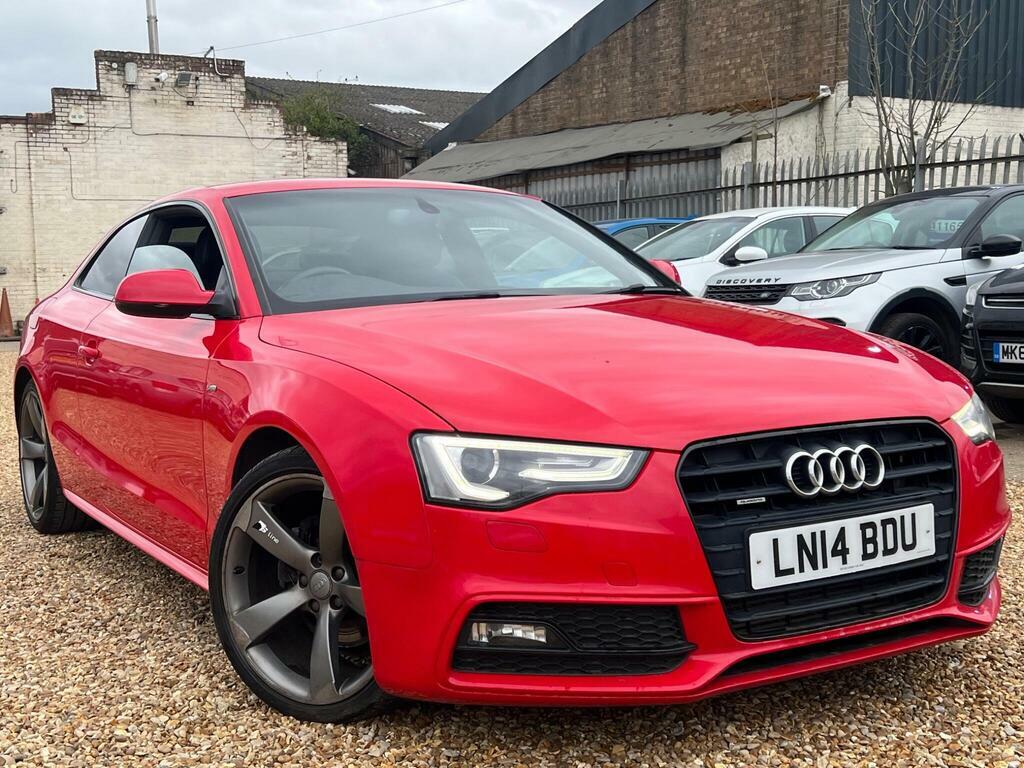 Audi A5 2.0 Tdi Black Edition Quattro Euro 5 S S Red
