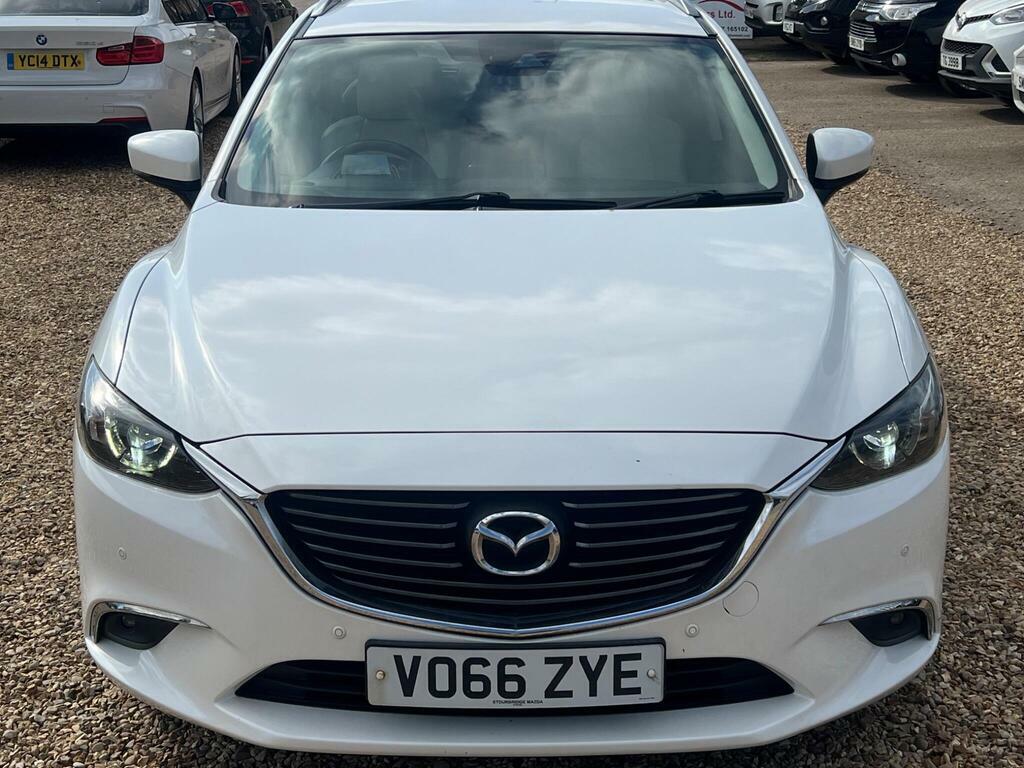 Mazda 6 2.2 Skyactiv-d Sport Nav Euro 6 S S White #5