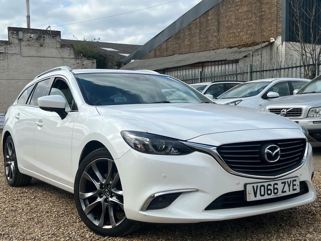 Mazda 6 2.2 Skyactiv-d Sport Nav Euro 6 S S White