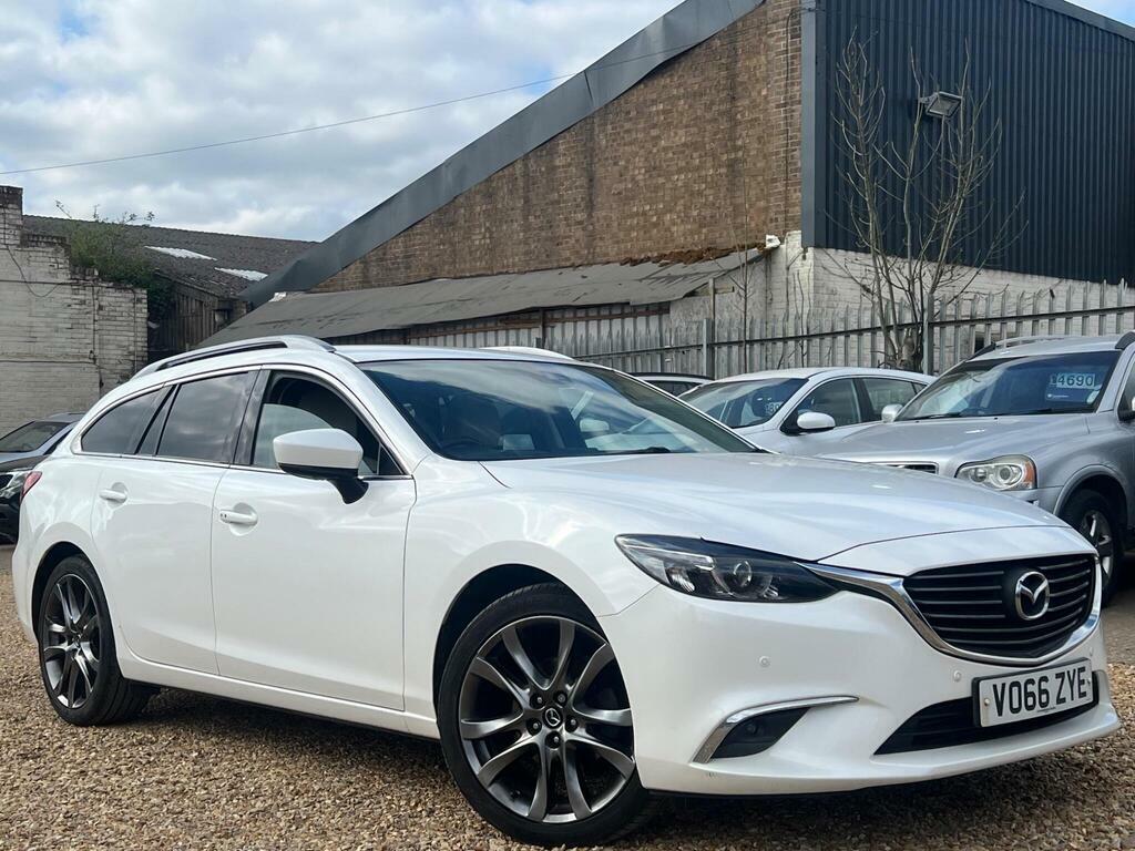 Mazda 6 2.2 Skyactiv-d Sport Nav Euro 6 S S White #4