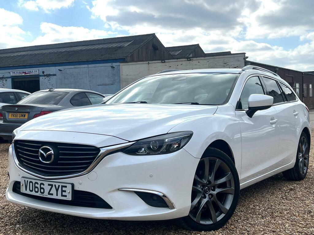 Mazda 6 2.2 Skyactiv-d Sport Nav Euro 6 S S White #3