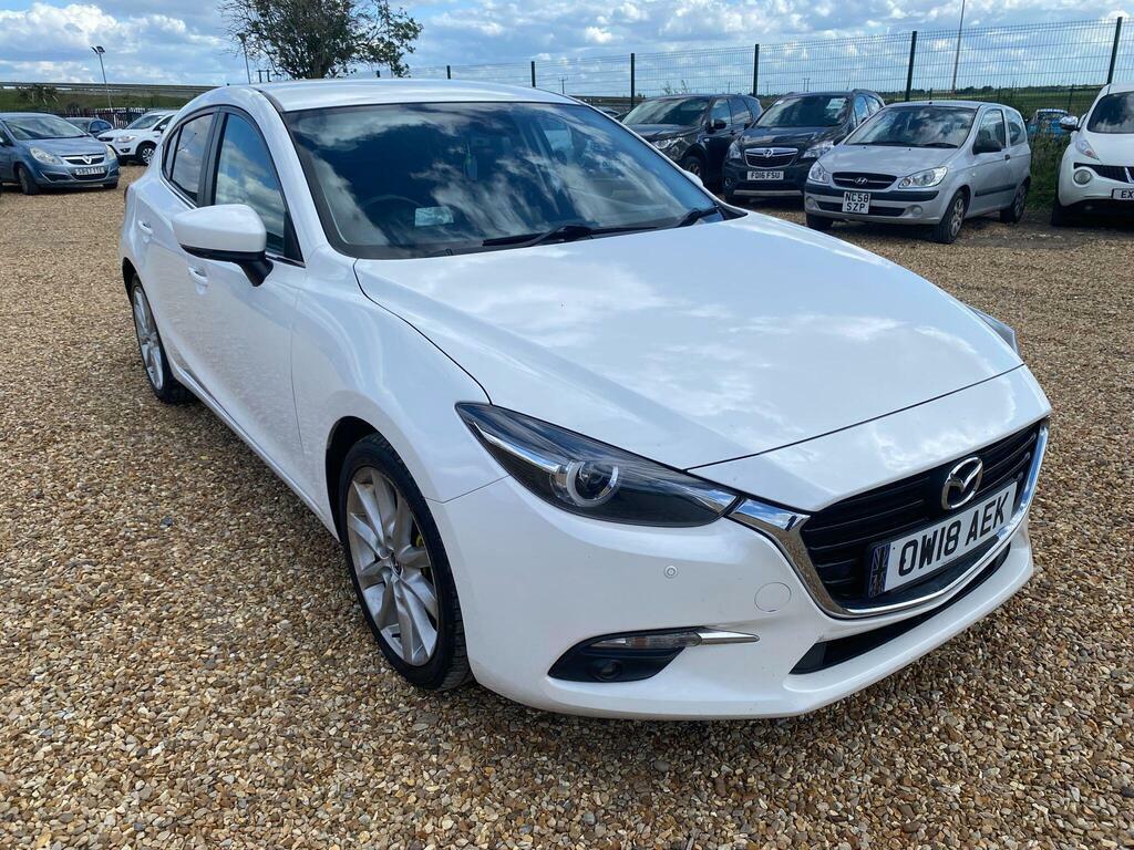 Mazda 3 2.2 Skyactiv-d Sport Nav Euro 6 S S White