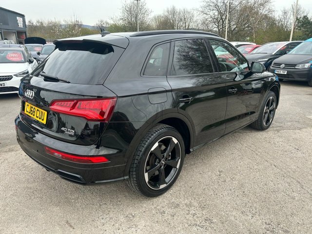 Audi Q5 2019 2.0 Tdi 40 Black Edition Suv S Tro CJ68CUU Black #3