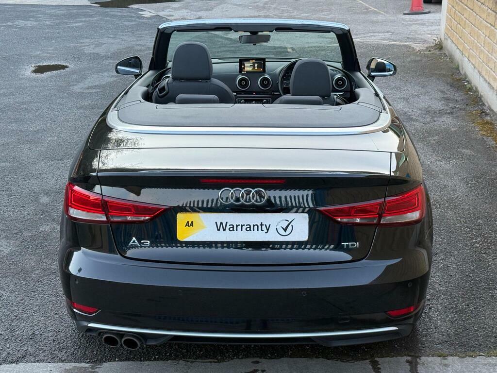 Audi A3 Cabriolet 2.0 Tdi Sport Euro 6 S S Black #4