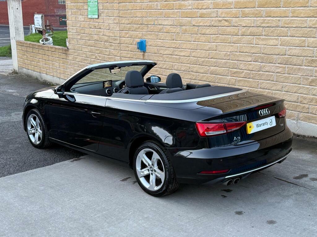 Audi A3 Cabriolet 2.0 Tdi Sport Euro 6 S S Black #3
