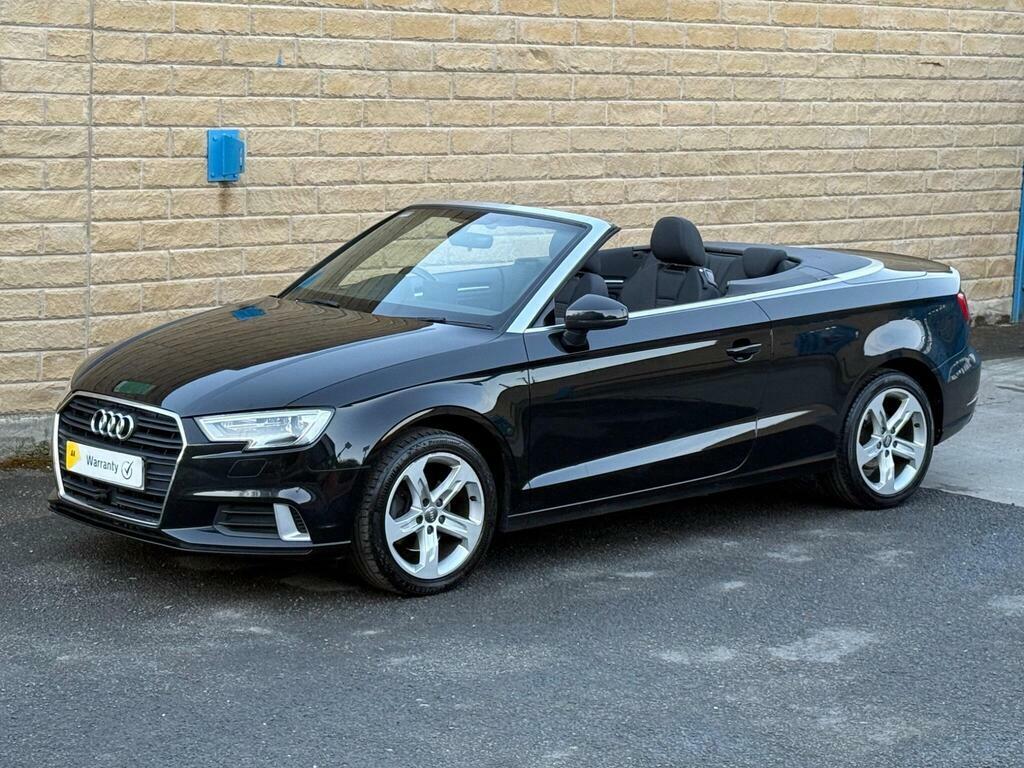 Audi A3 Cabriolet 2.0 Tdi Sport Euro 6 S S Black
