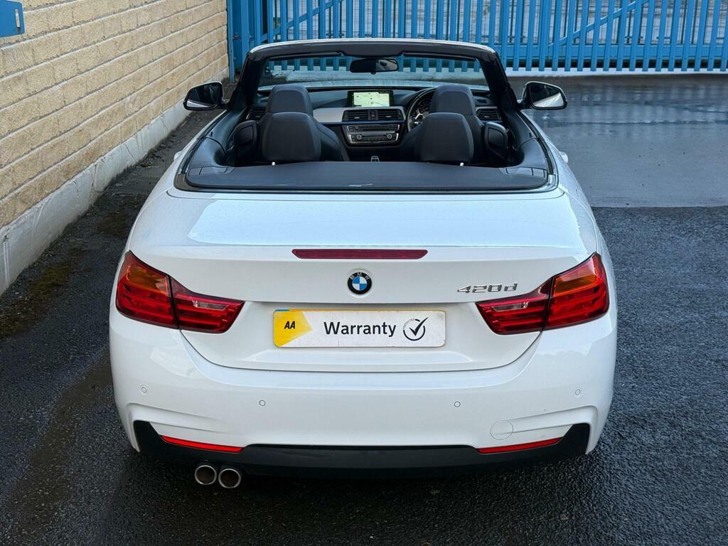 BMW 4 Series 2.0 420D M Sport Euro 6 S S White #5