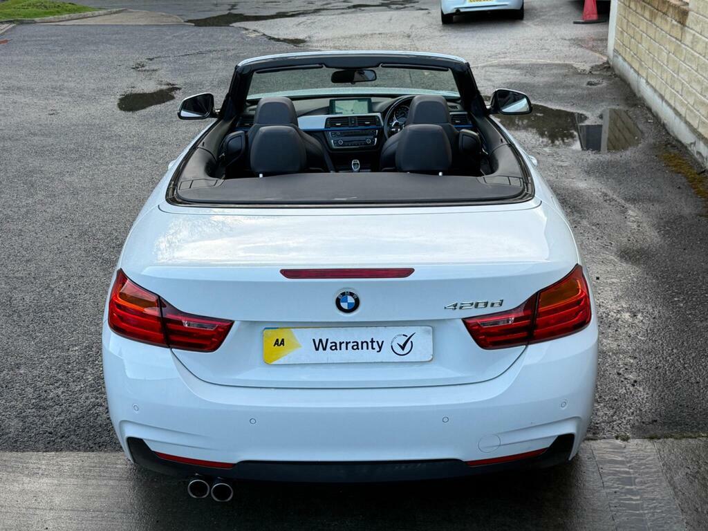 BMW 4 Series 2.0 420D M Sport Euro 6 S S White #4