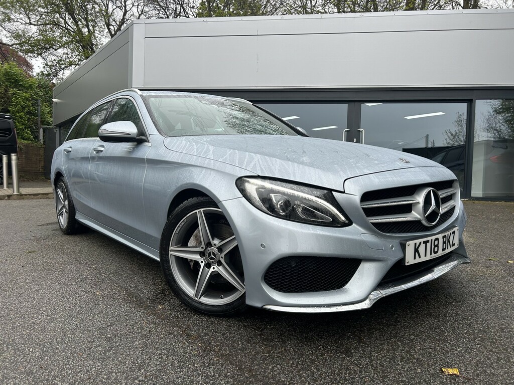 Mercedes-Benz C Class Estate 2.1 C220d Amg Line 2018 Silver