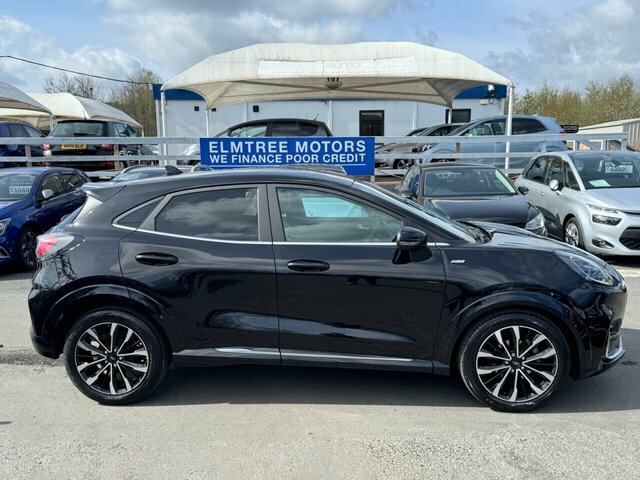 Ford Puma Vignale 1.0 Ecoboost Hybrid Mhev St Line SC71FWB Black #4