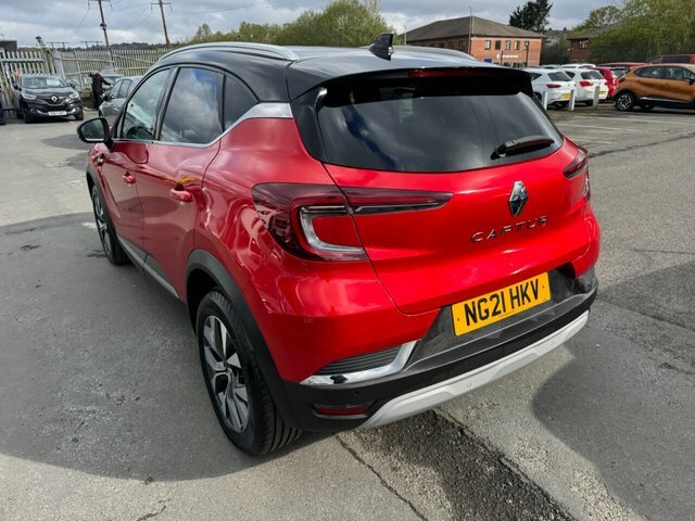 Renault Captur 1.0 Tce S Edition Suv Euro NG21HKV Red #4