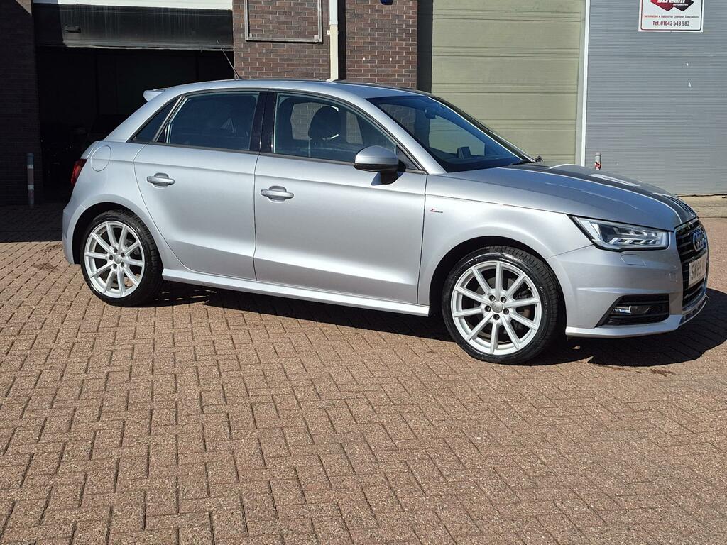 Audi A1 1.4 Tfsi S Line Sportback Euro 6 SW65KKC Silver #2