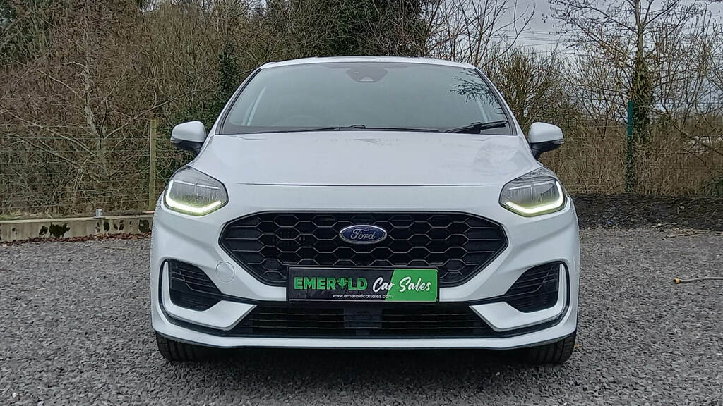 Ford Fiesta 1.0 Ecoboost Hybrid Mhev 125 St-line Edition CVZ5637 White #2