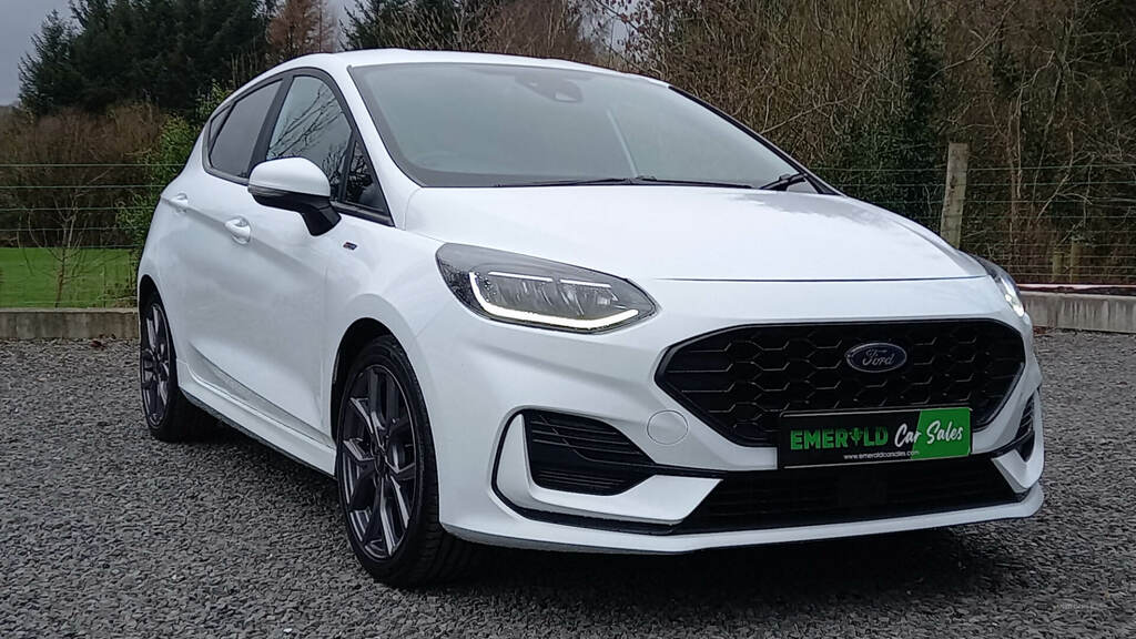 Ford Fiesta 1.0 Ecoboost Hybrid Mhev 125 St-line Edition White