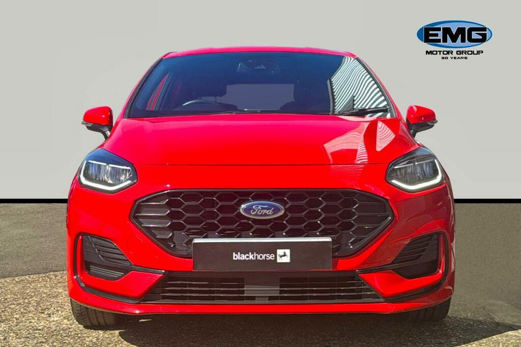 Ford Fiesta 1.0T Ecoboost Mhev St Line X Edition Hatchback HV72KVY Red #2