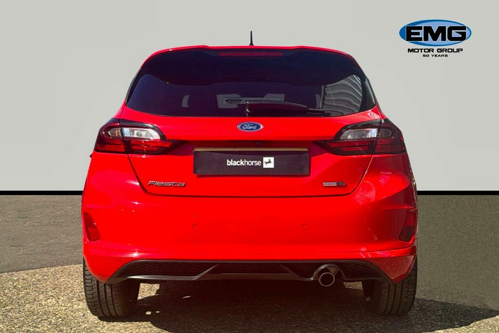 Ford Fiesta 1.0T Ecoboost Mhev St Line X Edition Hatchback HV72KVY Red #5