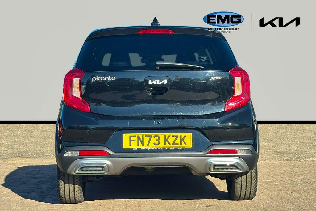 Kia Picanto 1.0 Dpi X Line S Hatchback Amt Ss FN73KZK Black #5