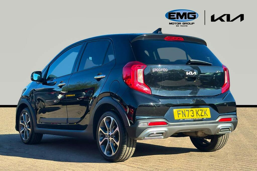 Kia Picanto 1.0 Dpi X Line S Hatchback Amt Ss FN73KZK Black #4