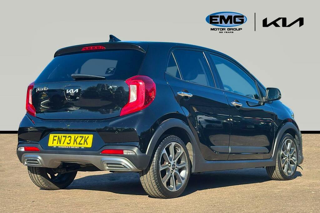 Kia Picanto 1.0 Dpi X Line S Hatchback Amt Ss FN73KZK Black #6