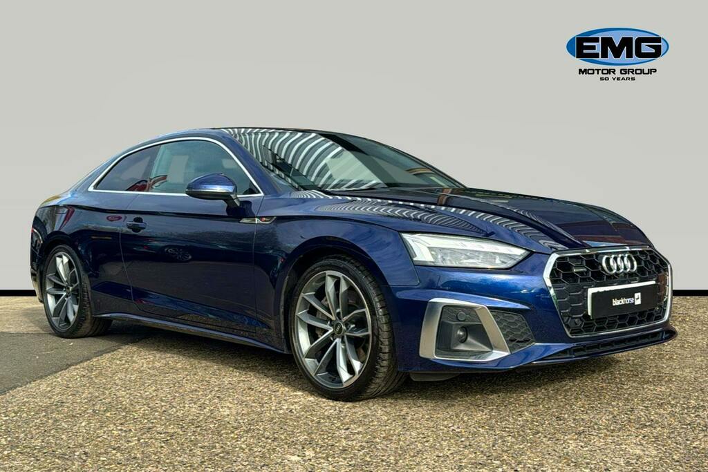Audi A5 2.0 Tfsi 45 S Line Coupe S Tronic Quatt Blue