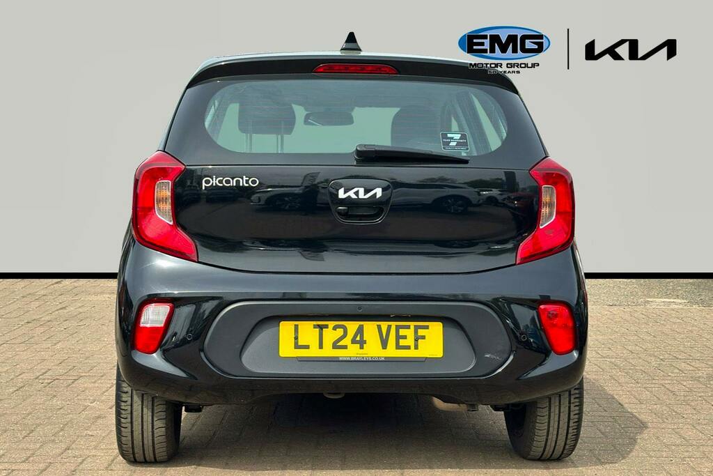Kia Picanto 1.0 Dpi 3 Hatchback Amt Ss LT24VEF Black #5