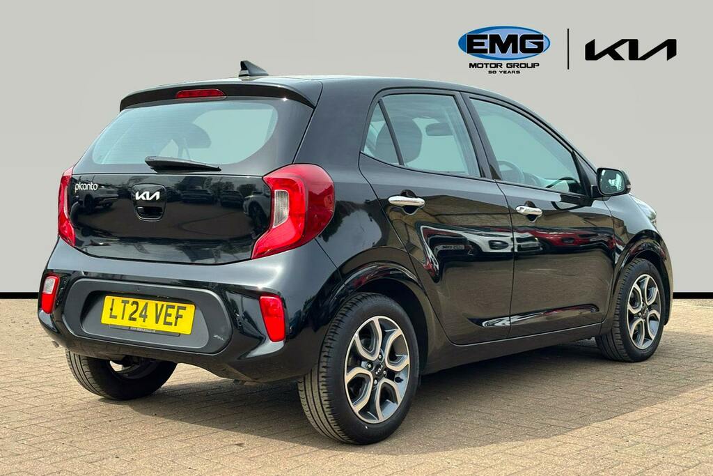 Kia Picanto 1.0 Dpi 3 Hatchback Amt Ss LT24VEF Black #6
