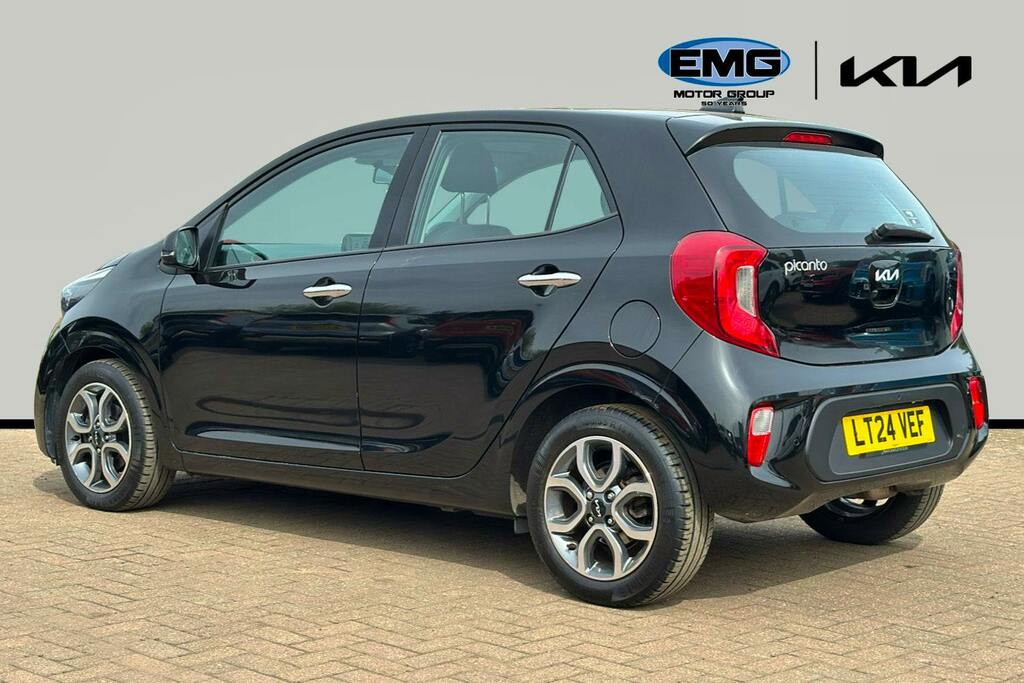 Kia Picanto 1.0 Dpi 3 Hatchback Amt Ss LT24VEF Black #4
