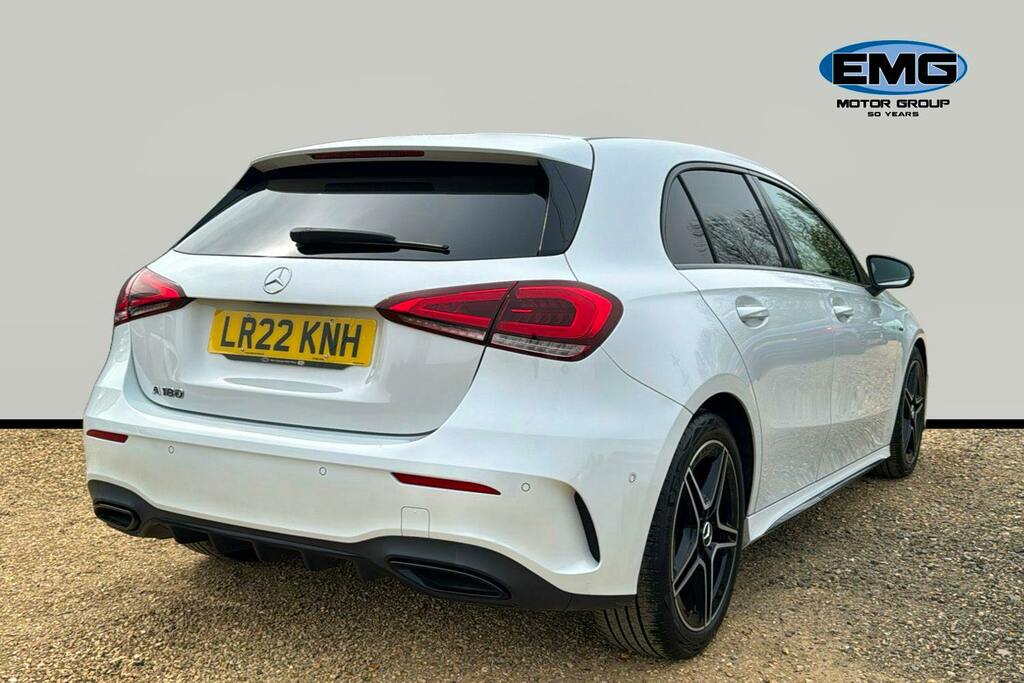 Mercedes-Benz A Class 1.3 A180 Amg Line Edition Executive Hatchback LR22KNH White #6
