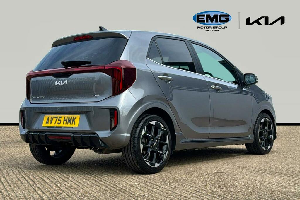 Kia Picanto 1.0 Gt Line S Hatchback Amt Ss AV75HMK Grey #6