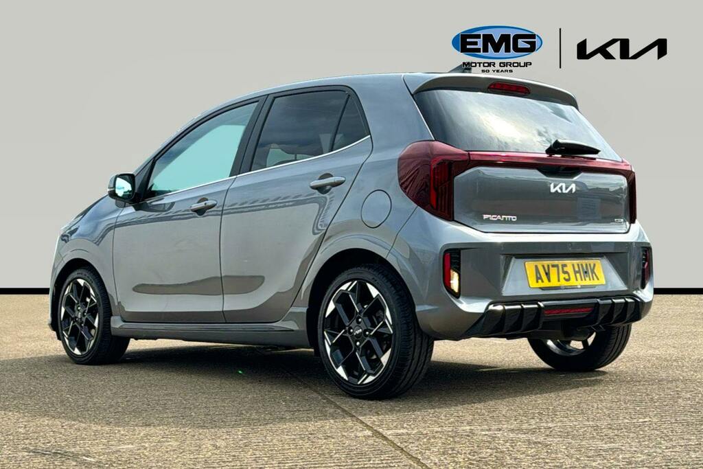 Kia Picanto 1.0 Gt Line S Hatchback Amt Ss AV75HMK Grey #4