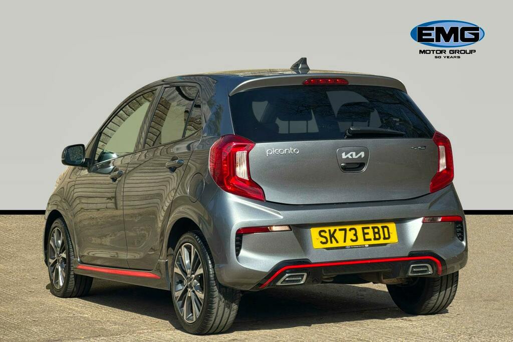 Kia Picanto 1.0 Dpi Gt Line Hatchback Amt Ss SK73EBD Grey #4