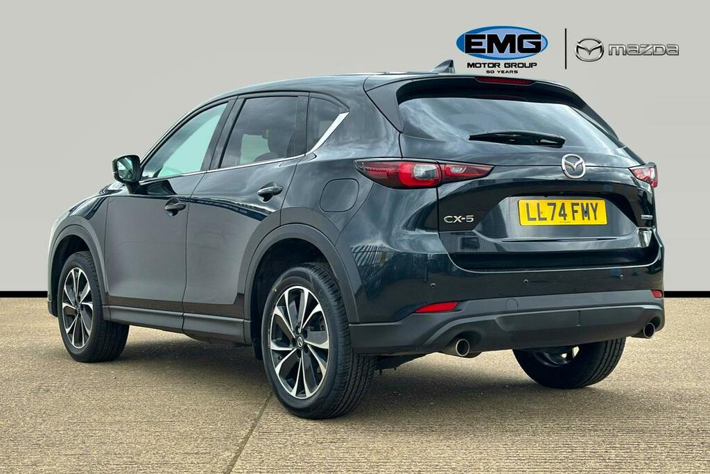 Mazda CX-5 2.0 E Skyactiv G Mhev Exclusive Line Suv Petro LL74FMY Black #4