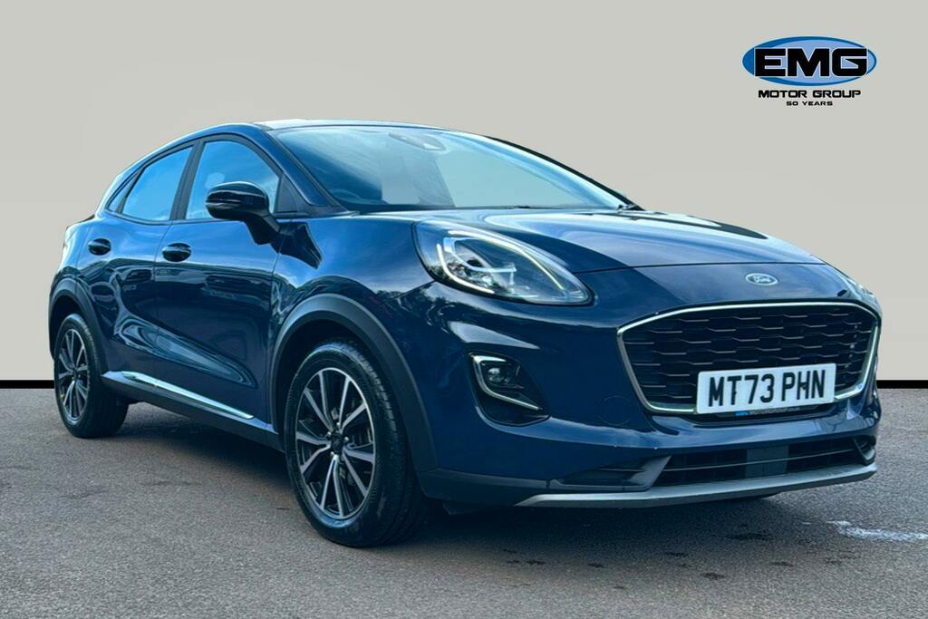 Ford Puma 1.0T Ecoboost Mhev Titanium Suv Hybrid Blue