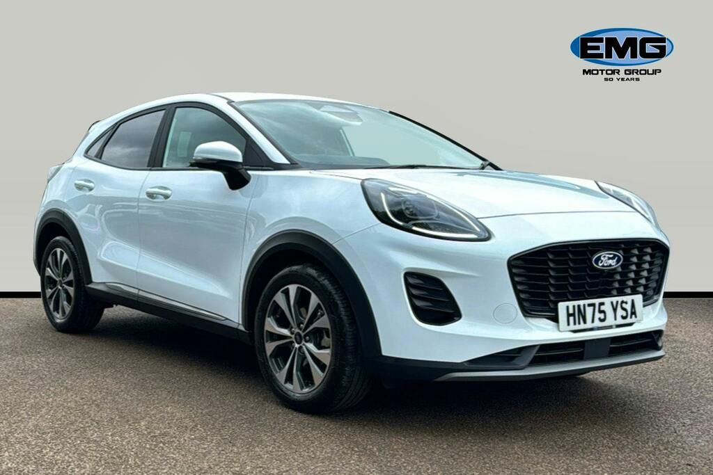 Ford Puma 1.0T Ecoboost Mhev Titanium Suv Hybrid White