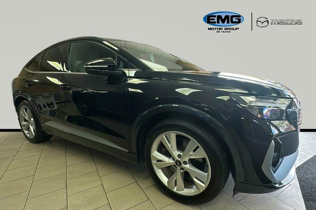 Audi Q4 E Tron 40 S Line Sportback 82Kwh Black