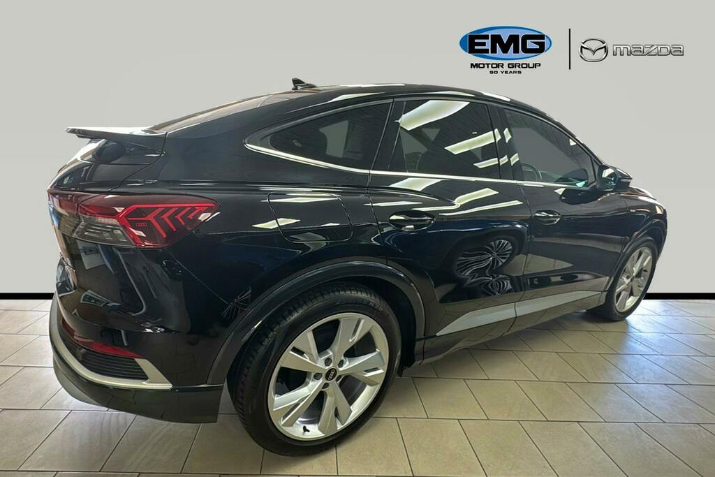 Audi Q4 E Tron 40 S Line Sportback 82Kwh NJ23GLK Black #5