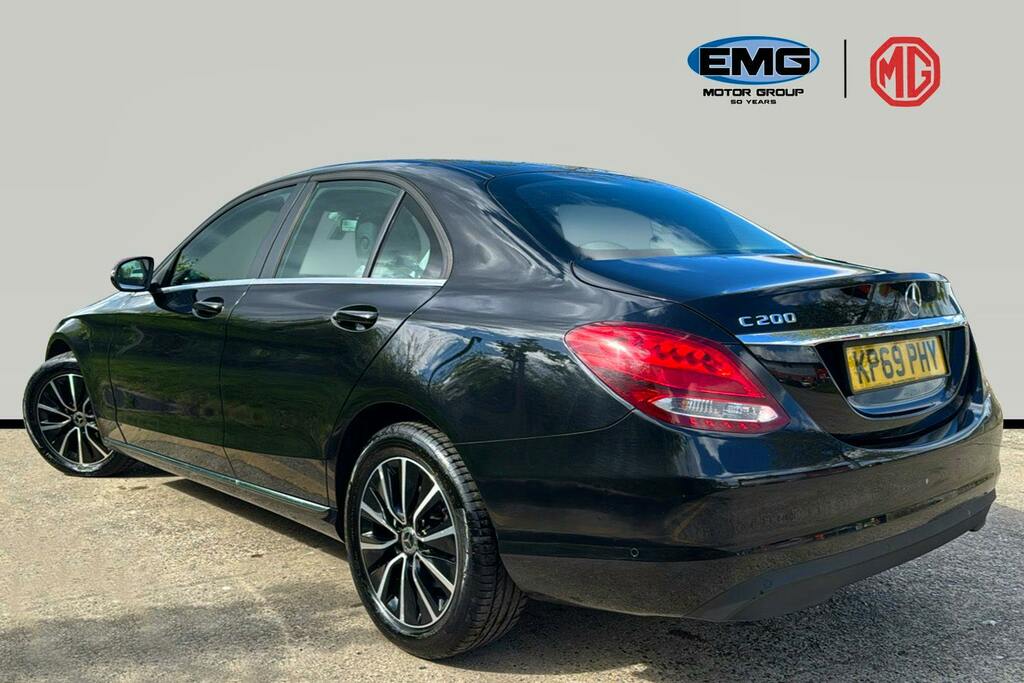Mercedes-Benz C Class 1.5 C200 Mhev Eq Boost Se Saloon G Tron KP69PHY Black #4