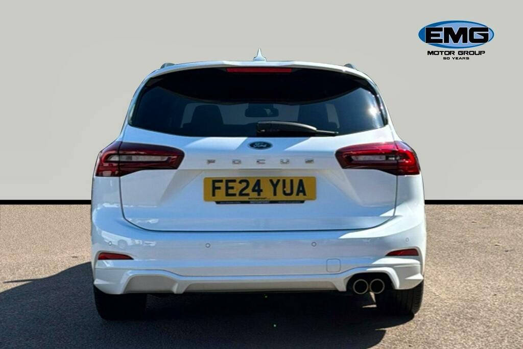 Ford Focus 1.0T Ecoboost Mhev St Line Estate Hybri FE24YUA White #5