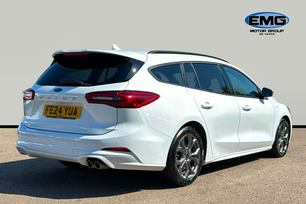 Ford Focus 1.0T Ecoboost Mhev St Line Estate Hybri FE24YUA White #6