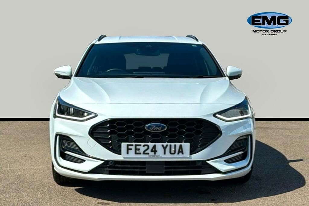 Ford Focus 1.0T Ecoboost Mhev St Line Estate Hybri FE24YUA White #2