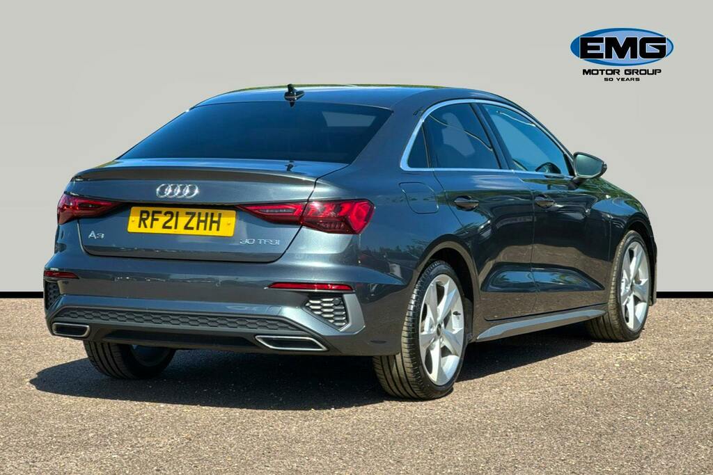 Audi A3 1.0 Tfsi 30 S Line Saloon S Tronic S RF21ZHH Grey #6