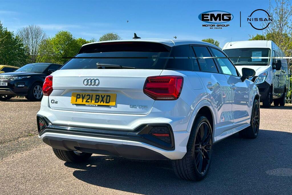 Audi Q2 1.5 Tfsi Cod 35 Black Edition Suv S Tro PY21BXD White #6