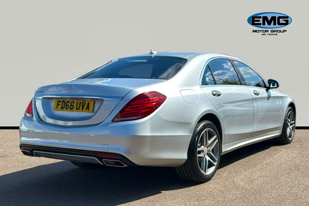 Mercedes-Benz S Class 4.7 S500l V8 Amg Line Saloon 9G Tronic Silver #6
