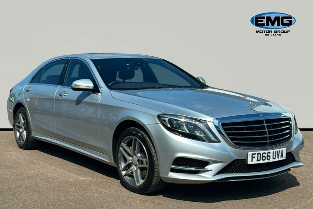 Mercedes-Benz S Class 4.7 S500l V8 Amg Line Saloon 9G Tronic Silver