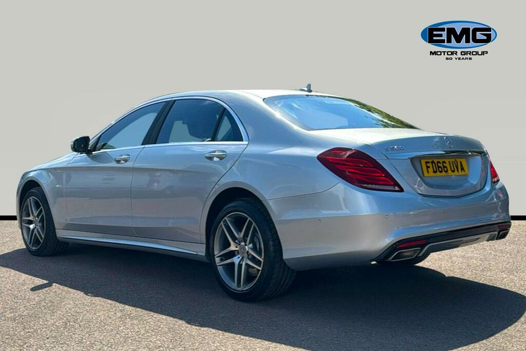 Mercedes-Benz S Class 4.7 S500l V8 Amg Line Saloon 9G Tronic Silver #4