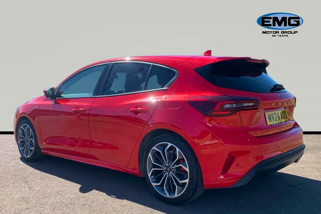 Ford Focus 1.0T Ecoboost Mhev St Line X Hatchback MV24AOD Red #4