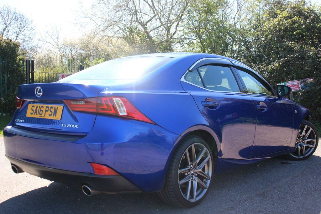 Lexus IS 2.0 200T F Sport Euro 6 SA16PSW Blue #4