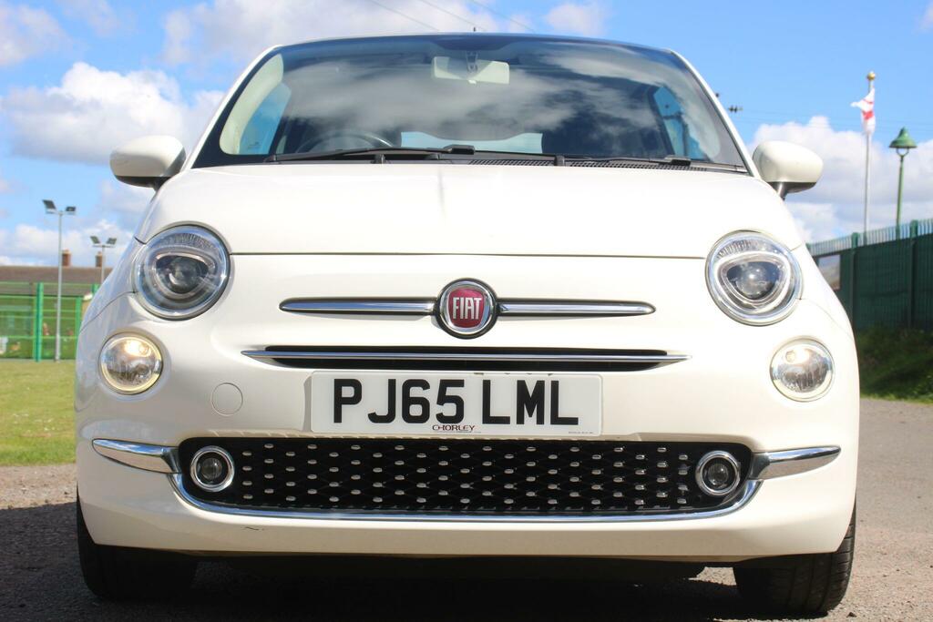 Fiat 500 1.2 Lounge Euro 6 Ss PJ65LML White #2